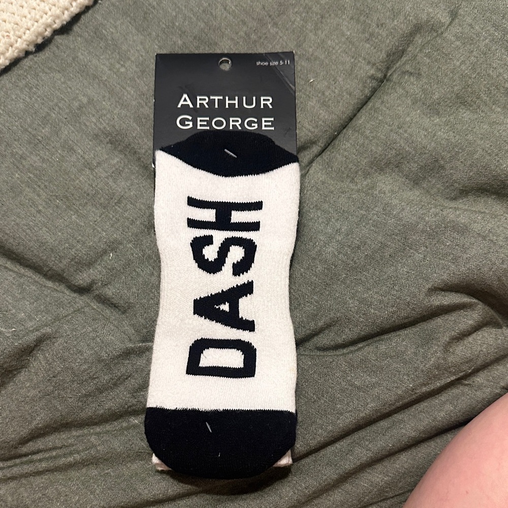 Arthur George DASH Black and White Casual Socks